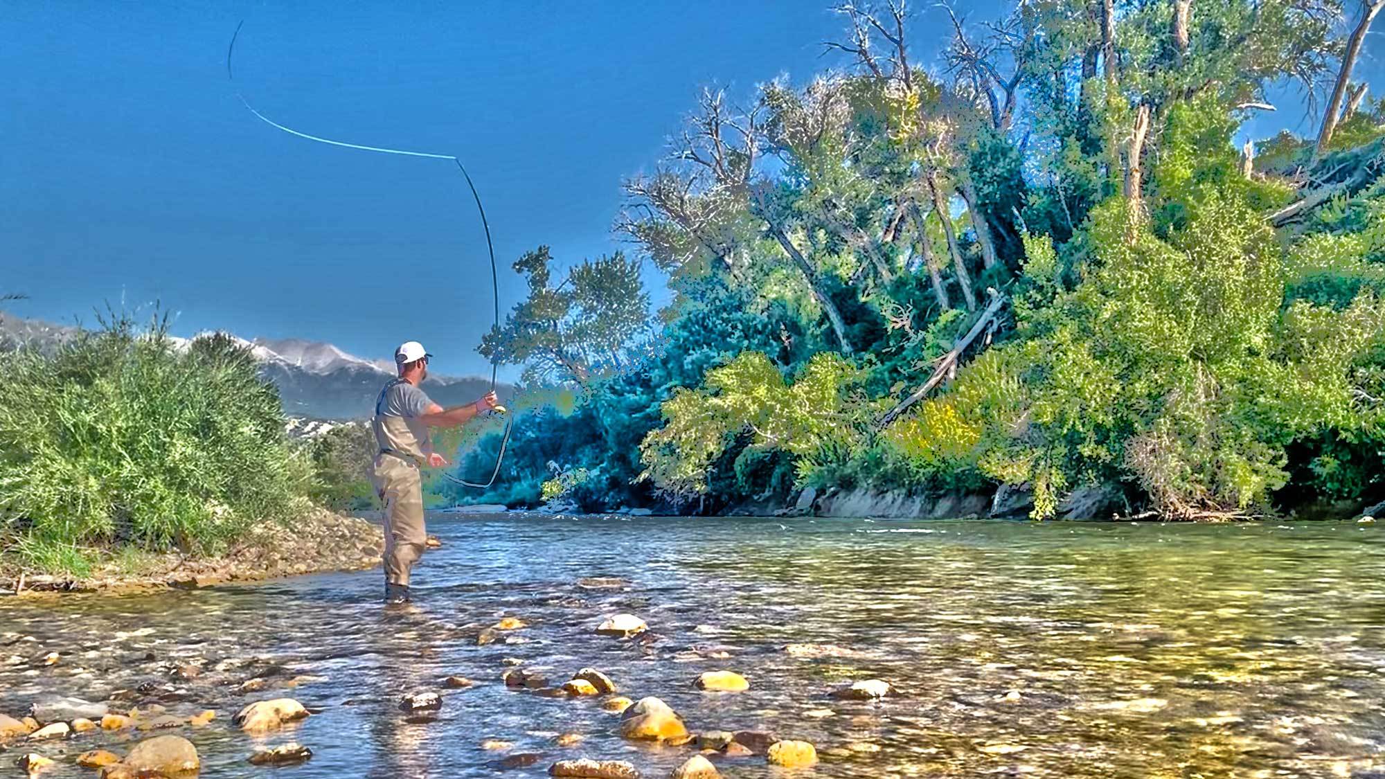 Keeping fly fishing equipment dry during river wading — Red's Fly Shop