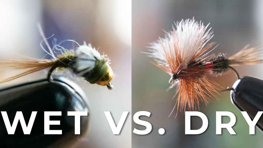 difference between wet and dry fly fishing lure 120pc Flies, Flies, Streamers Flying Lure Kit 100-Piece Fly