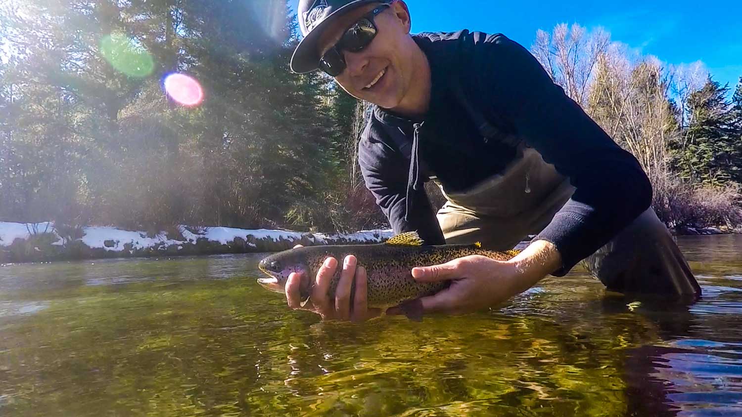 Where Do Fly Fishermen Stand In The Water?