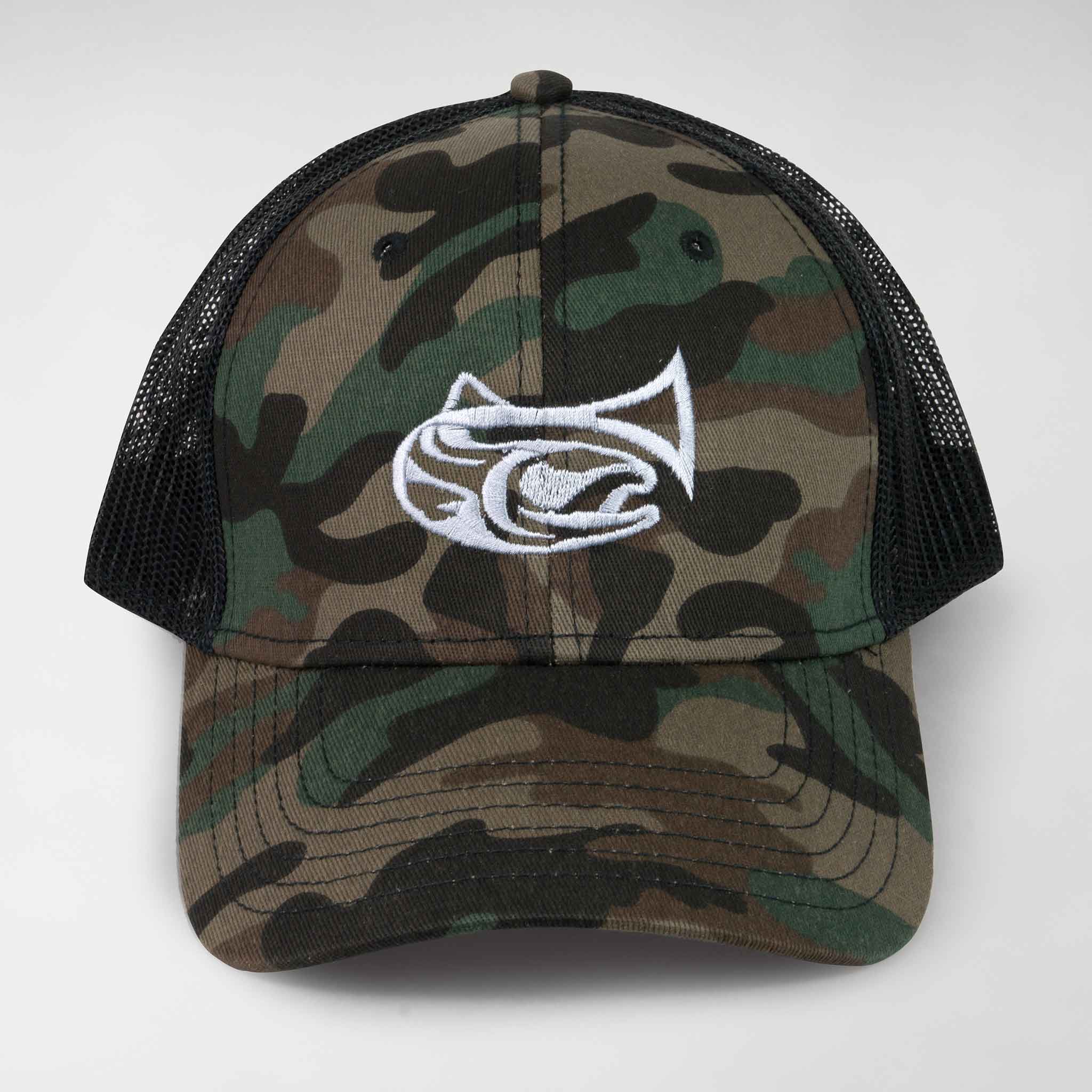 Drifthook Camouflage Trucker Hat - Deep Woods