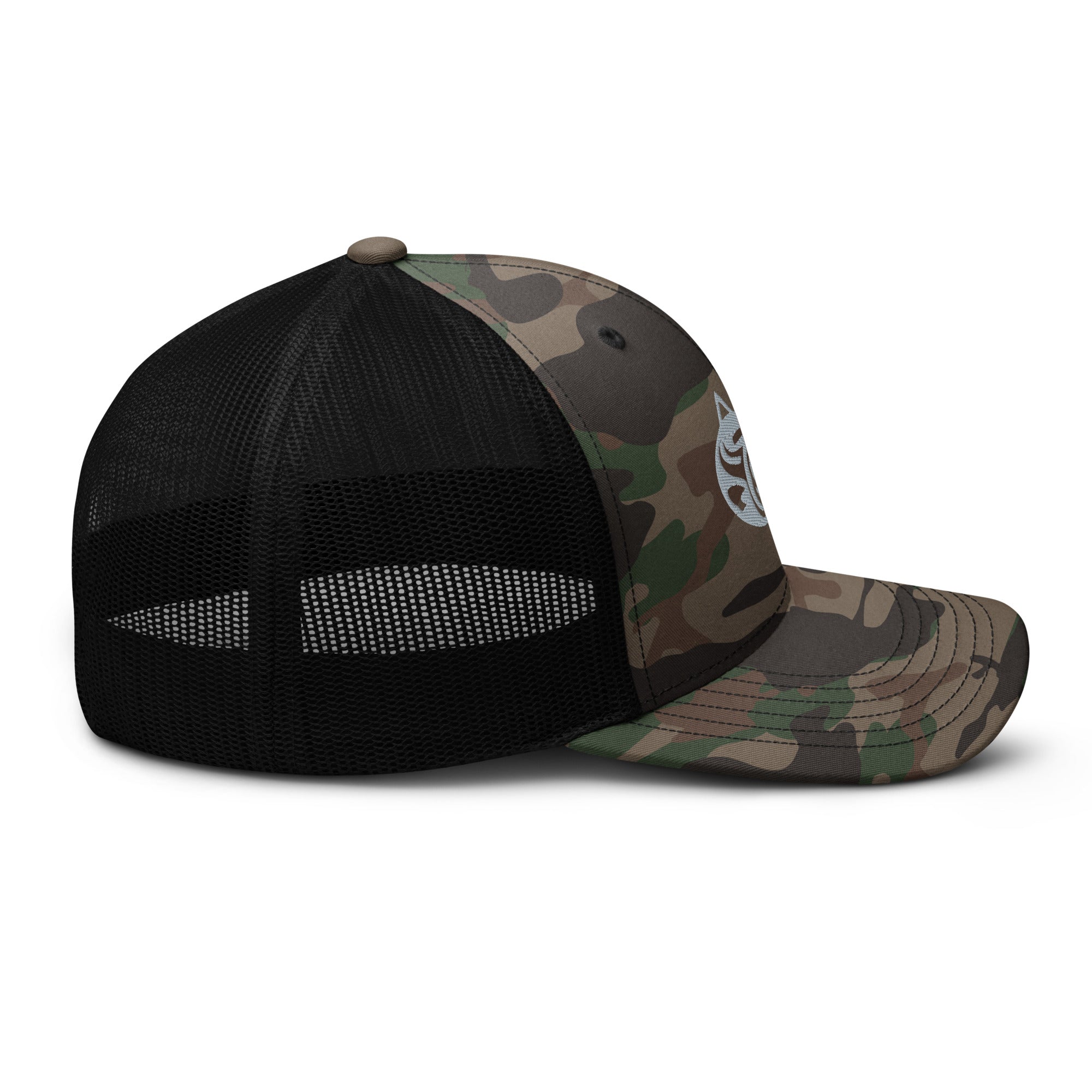 Drifthook Camouflage Trucker Hat - Deep Woods