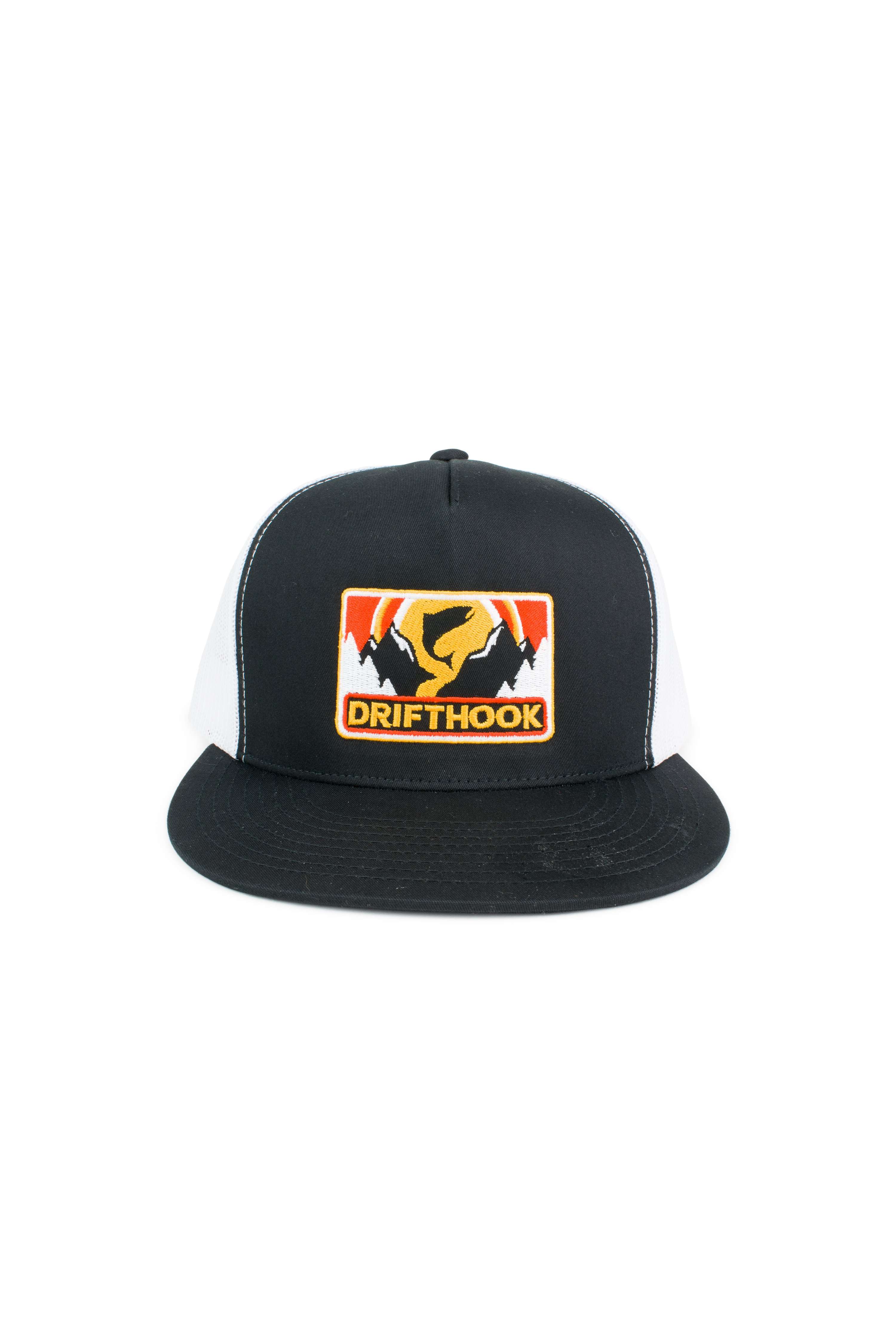 Drifthook Snapback Flat Bill Hat—Mountain Sunset - Drifthook