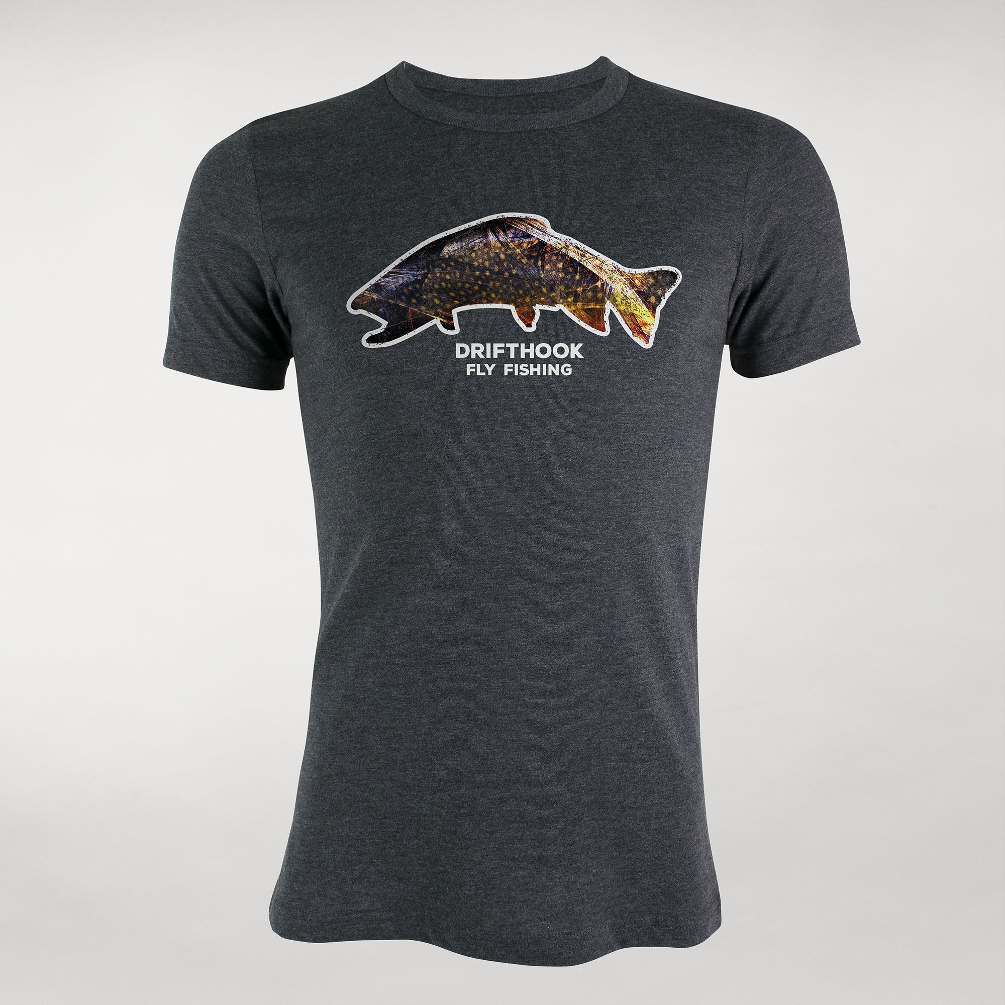 Drifthook Cutthroat Trout Burst Logo Men’s T-Shirt - Drifthook