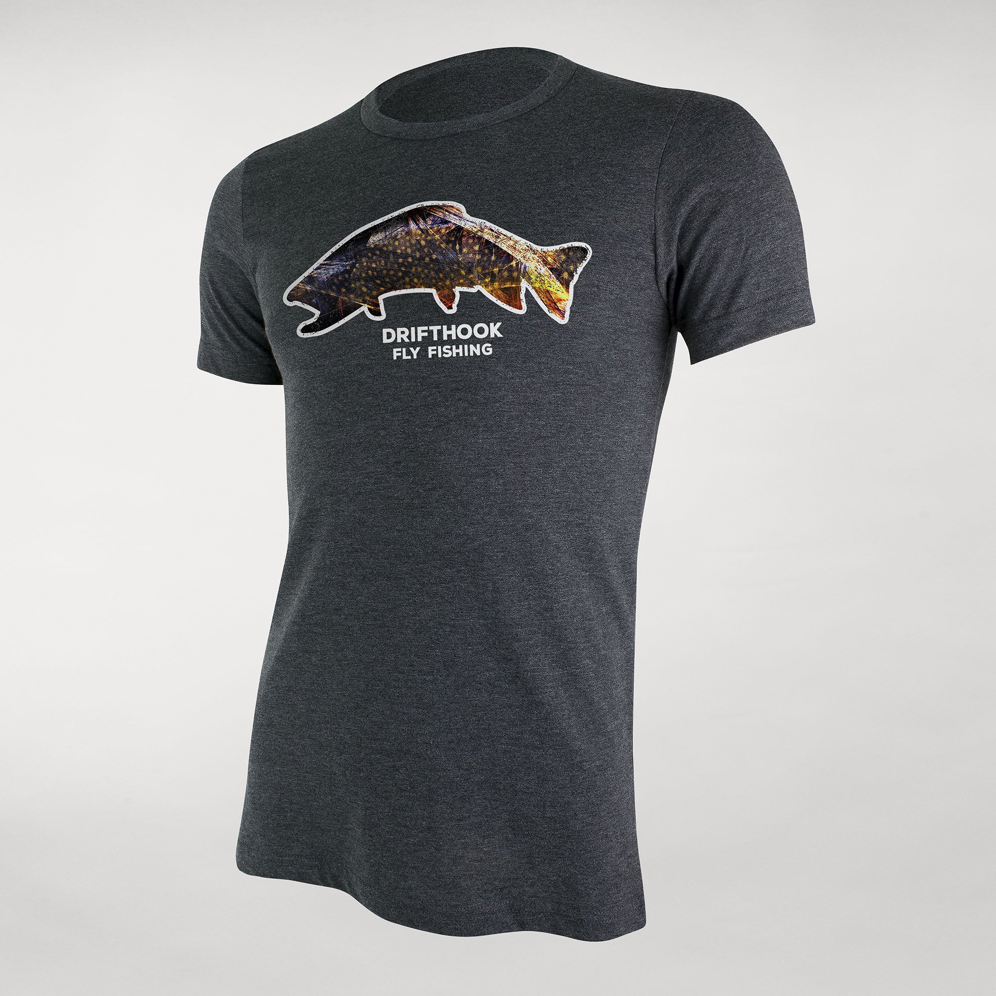 Drifthook Cutthroat Trout Burst Logo Men’s T-Shirt - Drifthook