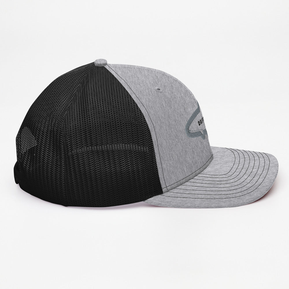 Drifthook Trucker Cap - Fat Trout Grey - Drifthook