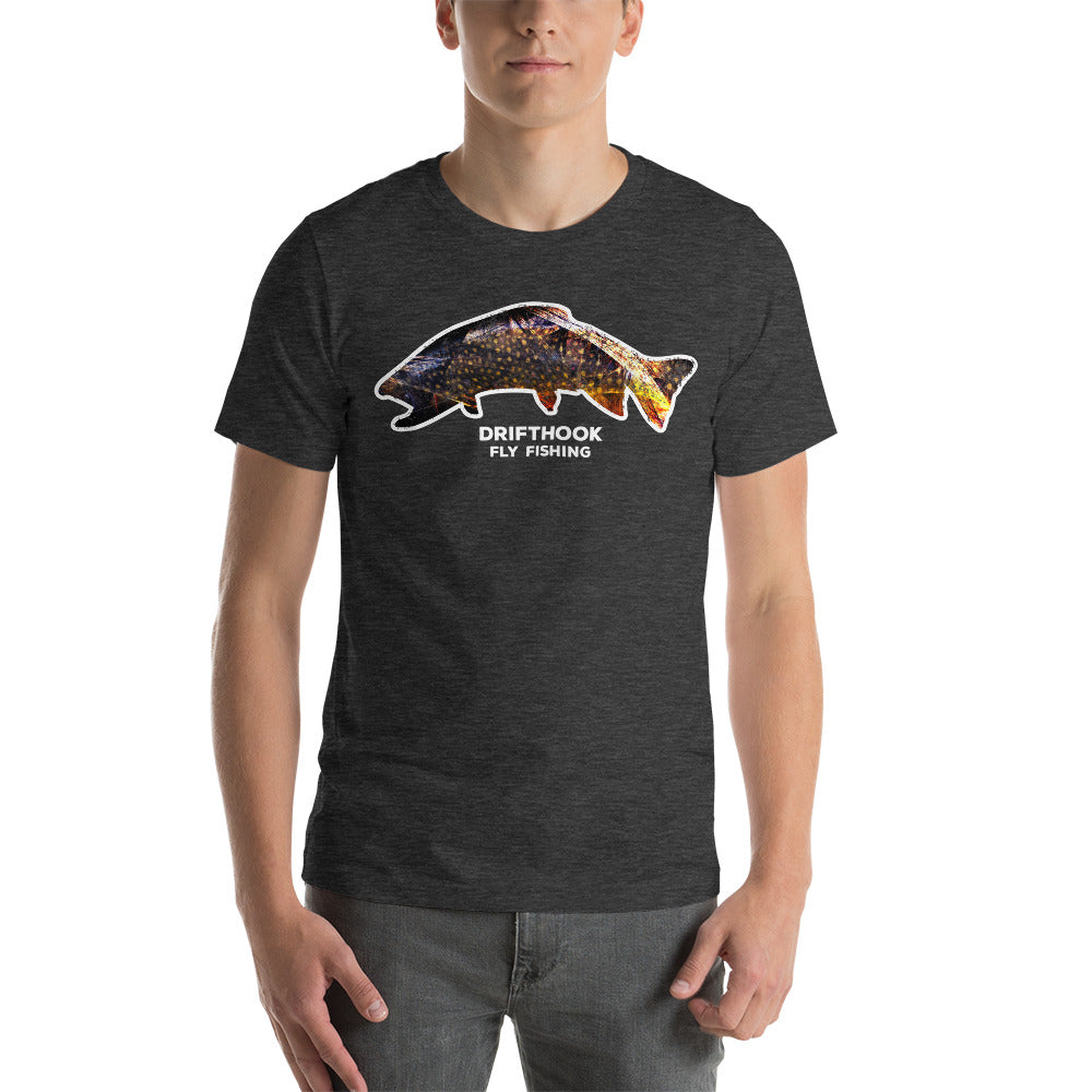 Drifthook Cutthroat Trout Burst Logo Men’s T-Shirt - Drifthook