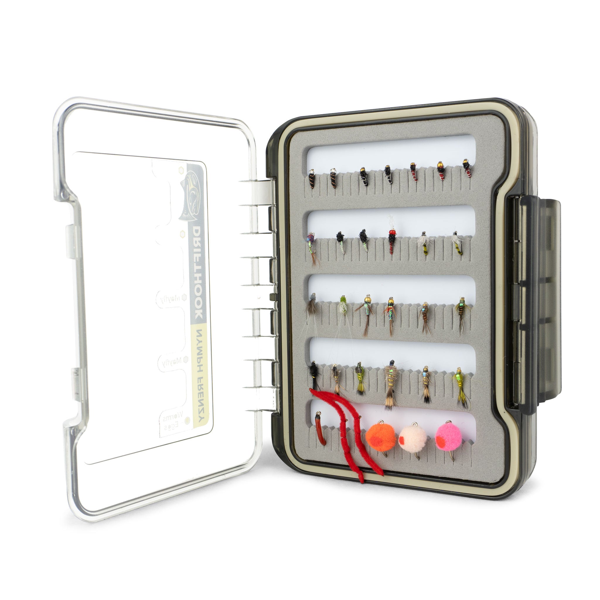 Drifthook Fly Fishing Nymph Frenzy Fly Fishing Kit - Doubled Sided, Side A