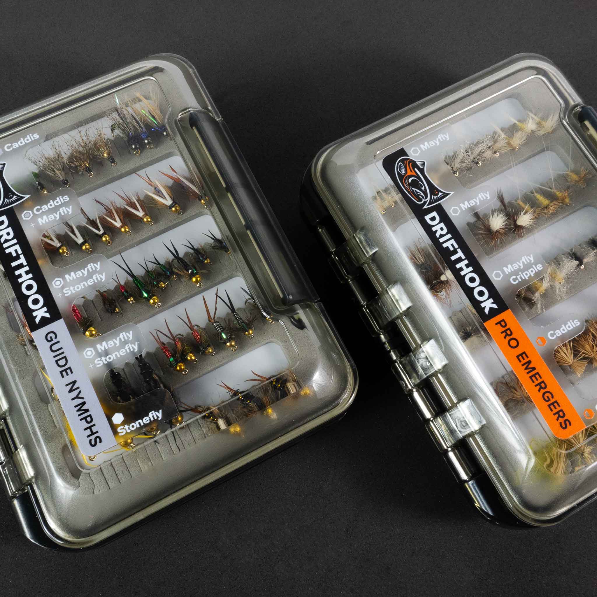  koity Fly Fishing Flies Kit, 36pcs Hand Tied Fly Fishing Lures  with Waterproof Fly Box Fly Fishing Gear Assortment Kit Dry Wet Flies  Nymphs Popper Streamers Hopper Caddis Gnat Stonefly