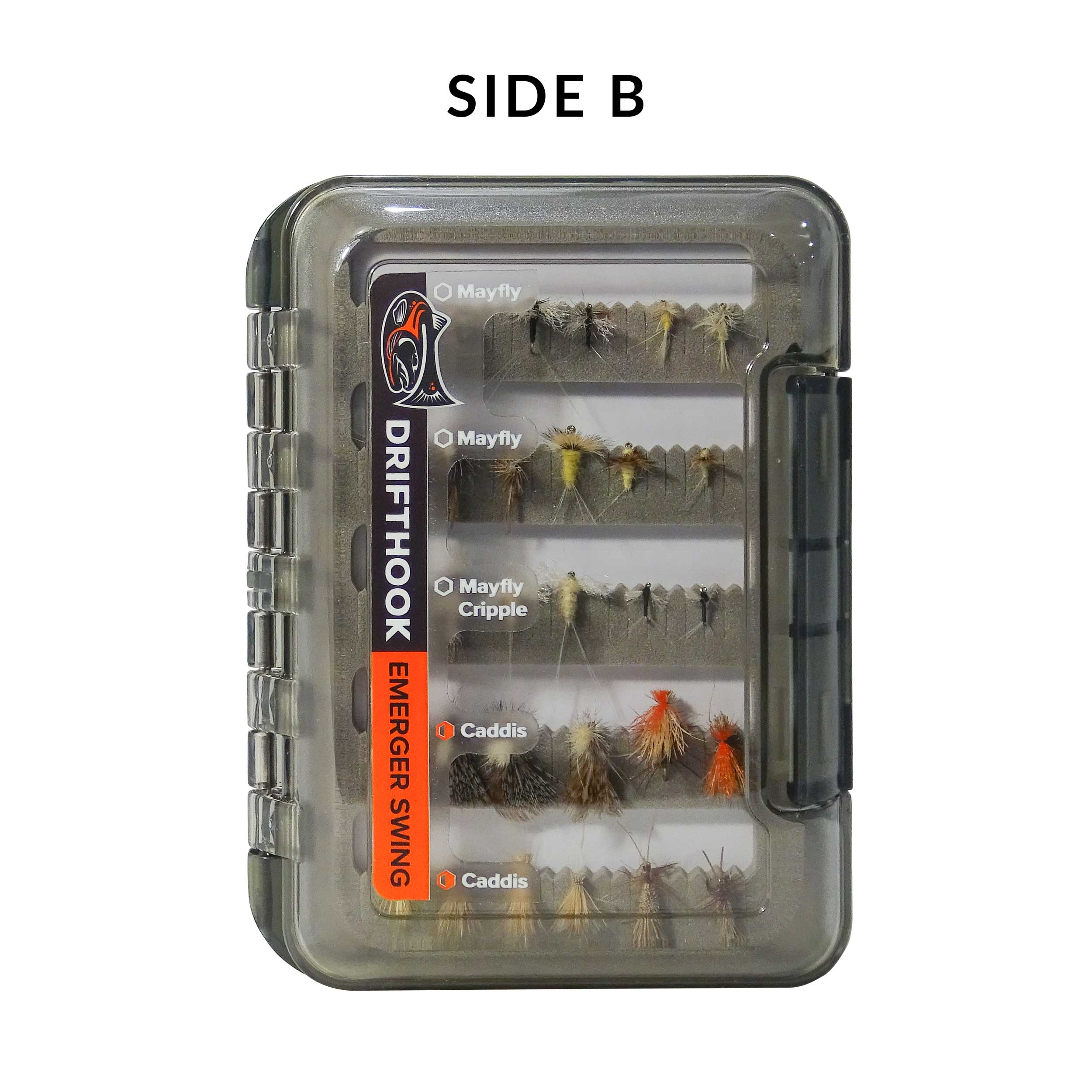 Emerger Swing Fly Fishing Kit | 58 Fly Fishing Flies with Box & Guides - Drifthook