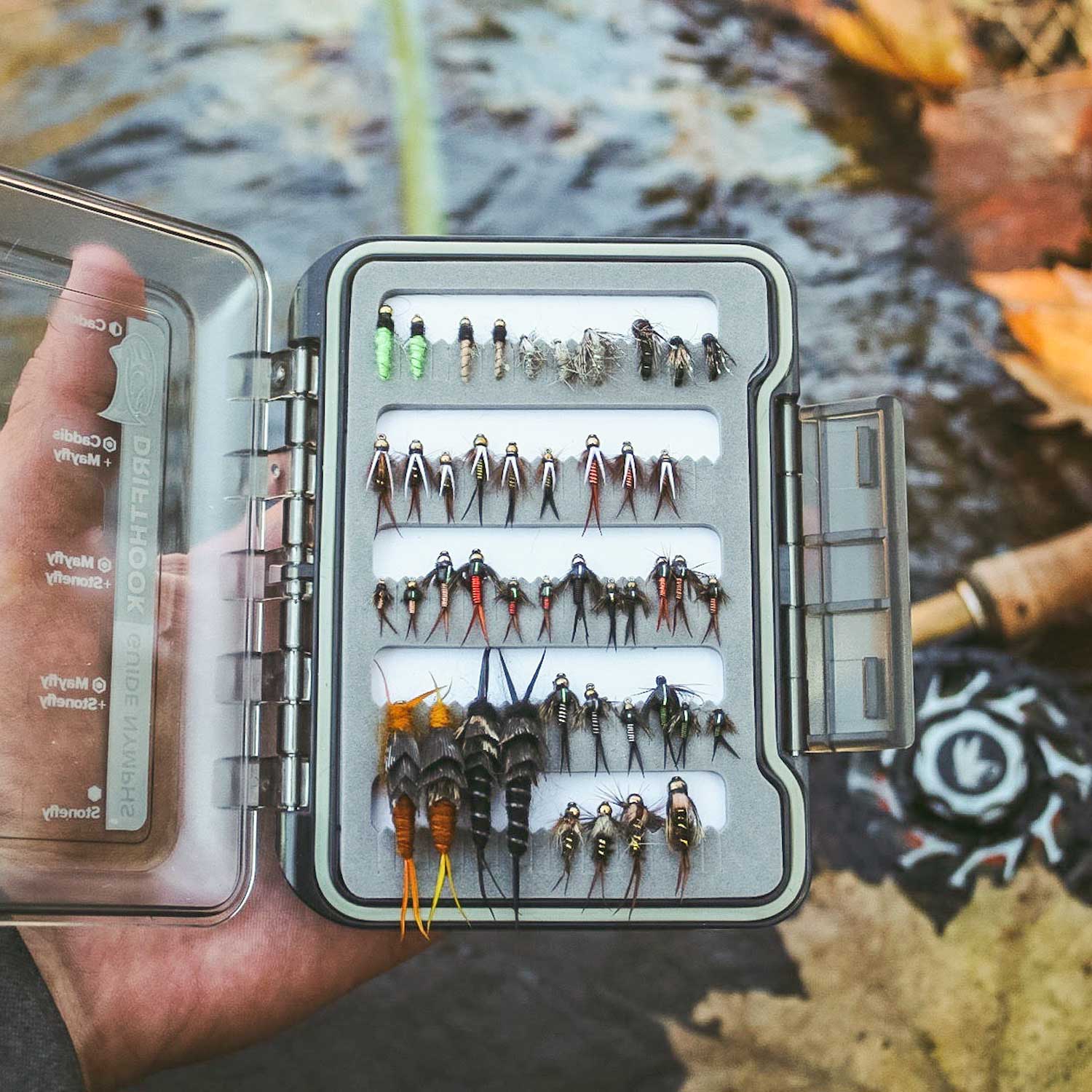 Guide Nymphs Fly Fishing Kit | 120 Nymph Fly Fishing Flies with Box & Guides - Drifthook