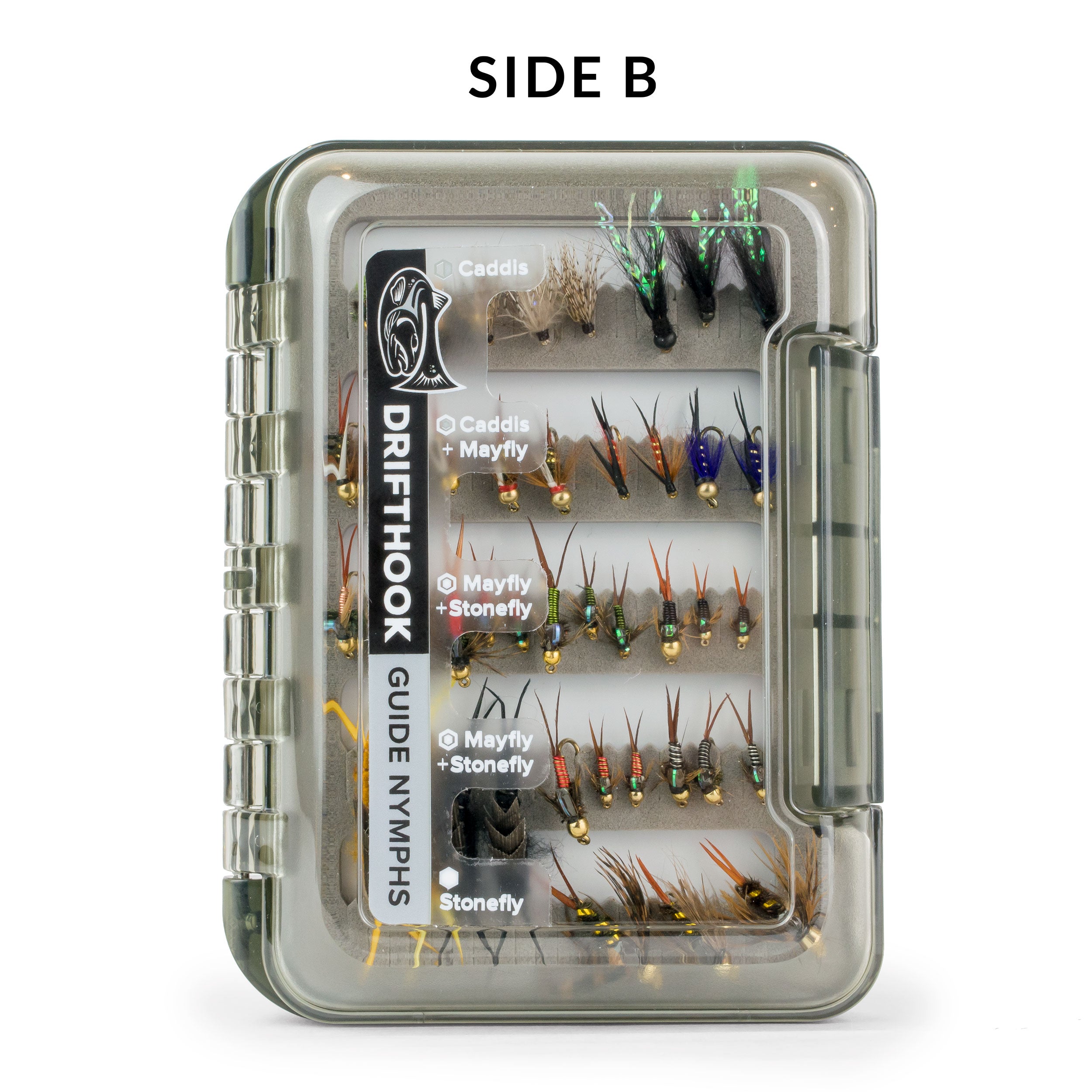 Guide Nymphs Fly Fishing Kit | 120 Nymph Fly Fishing Flies with Box & Guides - Drifthook