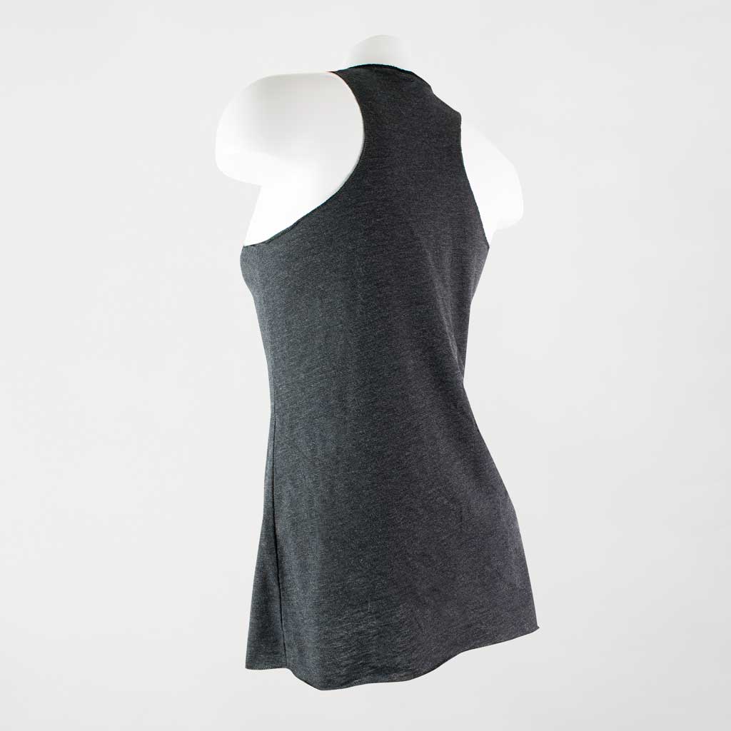 Drifthook - Women's Racerback Tank - Charcoal Black - Drifthook