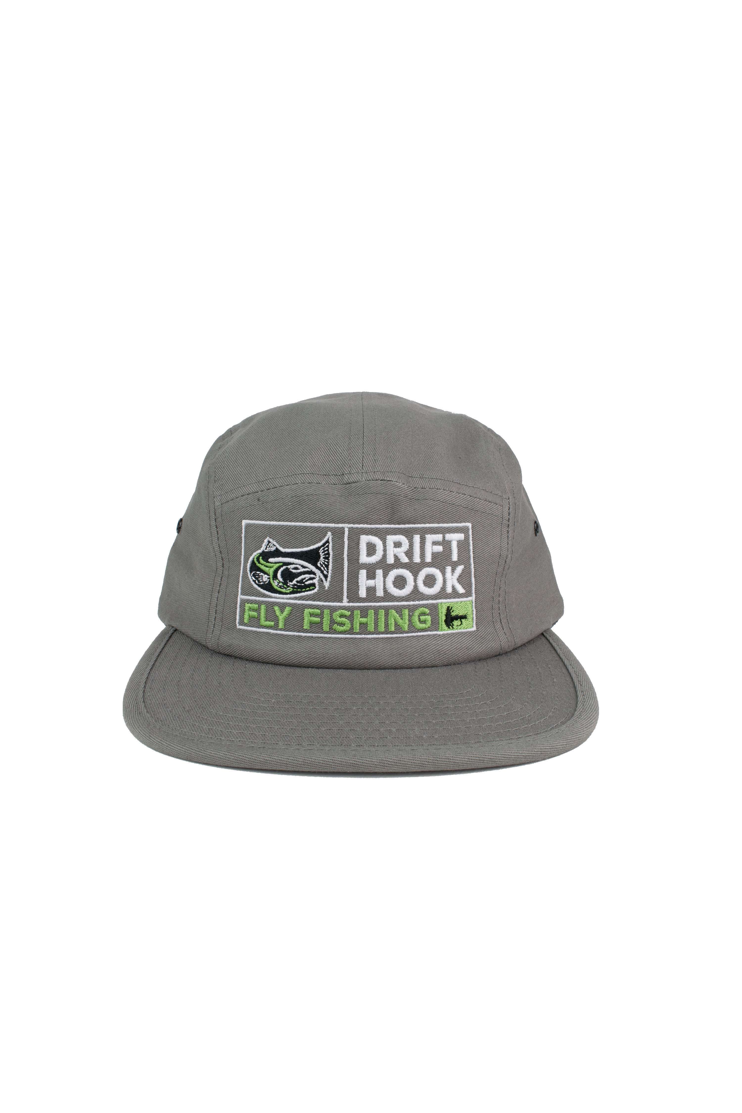 Drifthook Camper Cap—Gray with Box Logo - Drifthook