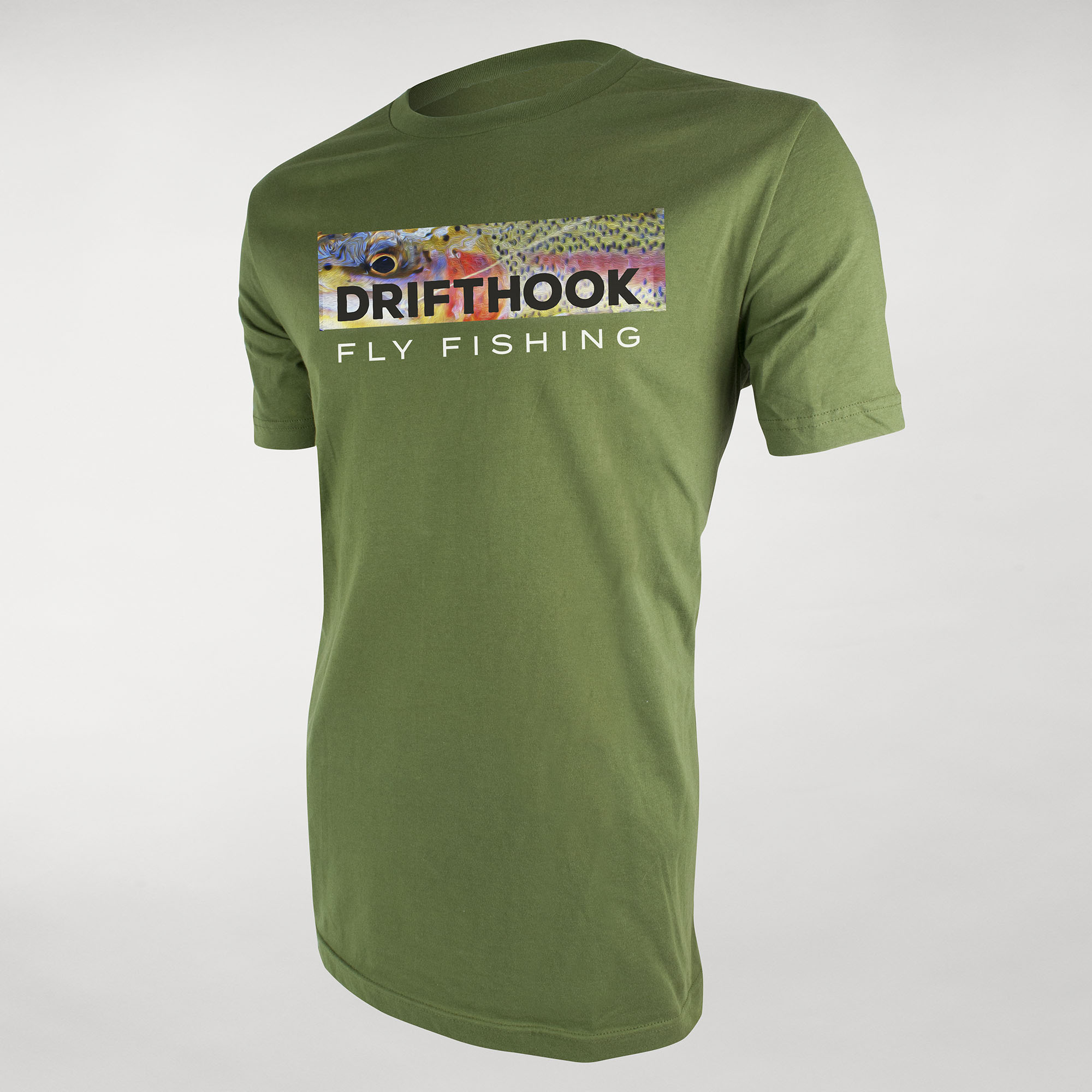 Drifthook Rainbow Trout Men’s T-Shirt - Drifthook