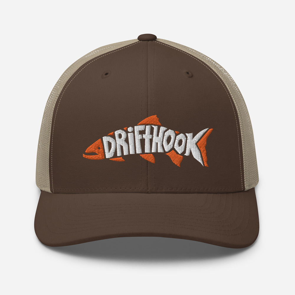 Drifthook Trucker Cap - Trout Type Logo - Drifthook