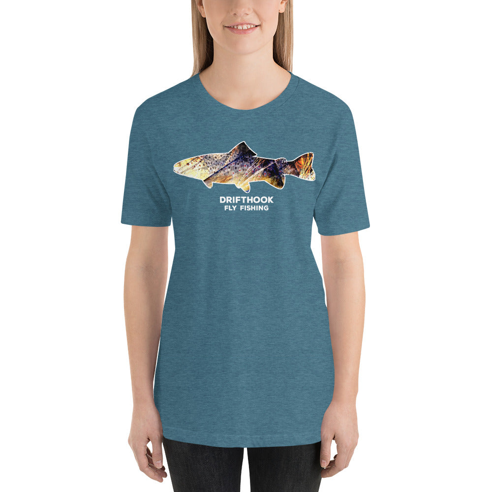 Drifthook Brook Trout Splash Logo Women’s T-Shirt - Drifthook